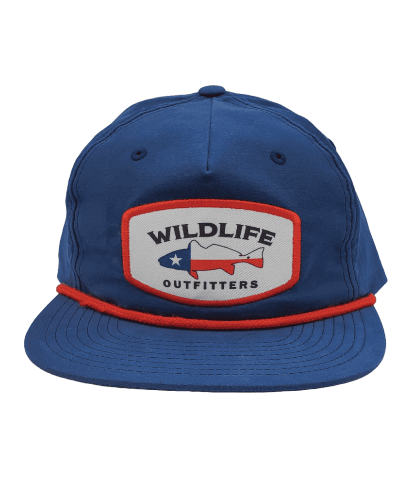 256 Umpqua Navy/Red Texas Redfish Patch | Wildlife Outfitters