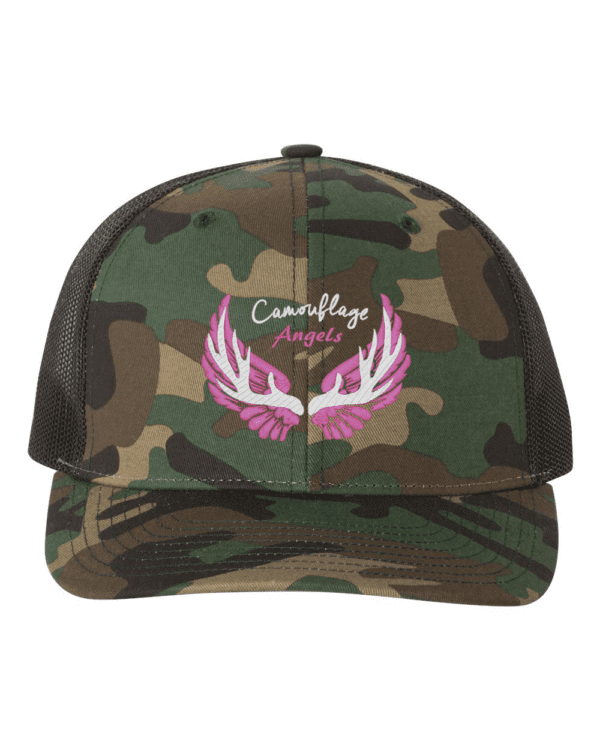 Camouflage Angels Army And Camo Black Hat