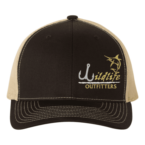 Left Panel Marlin Black And Vegas Gold Color Hat