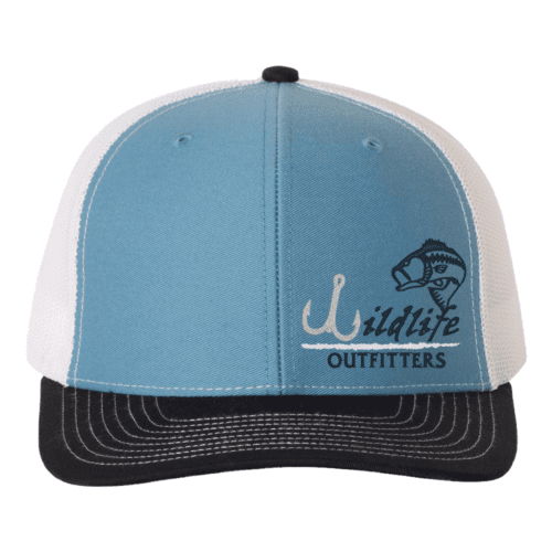Left Panel Marlin Columbia Blue, White And Navy Hat