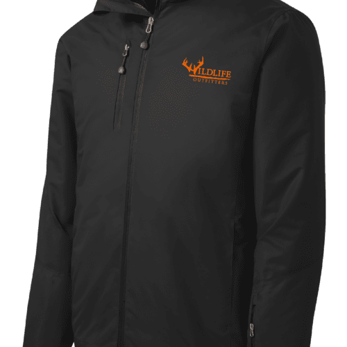 Expedition Jacket In Black Color For Hunting