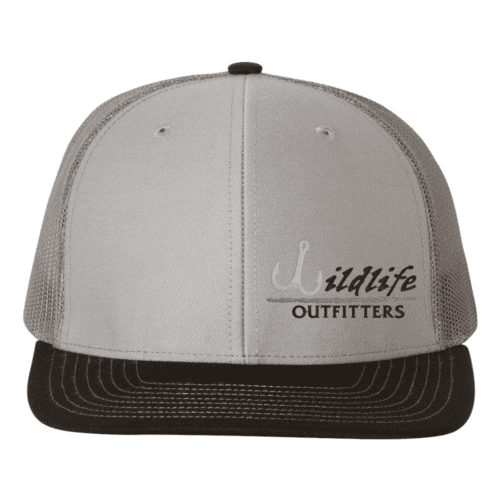 Left Panel Fishing Grey, Charcoal And Black Hat