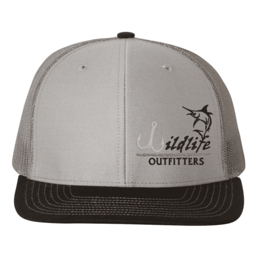 Left Panel Marlin Grey, Charcoal And Black Hat