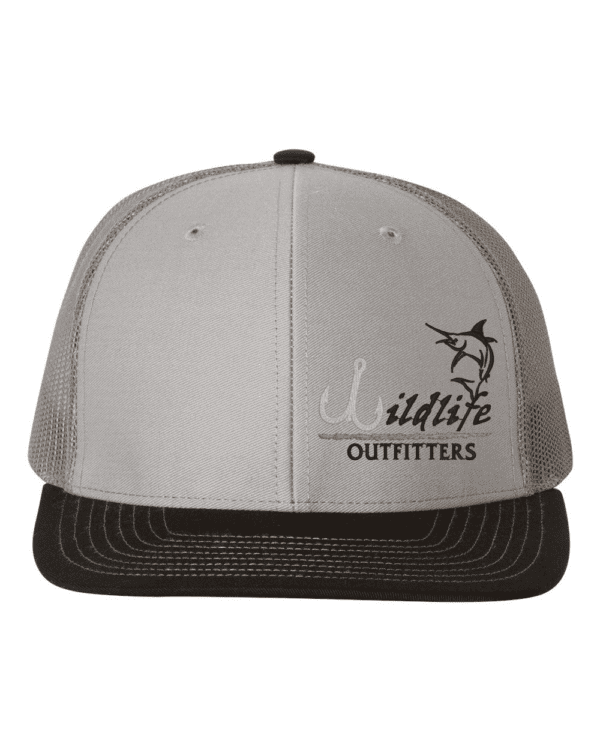Left Panel Marlin Grey, Charcoal And Black Hat