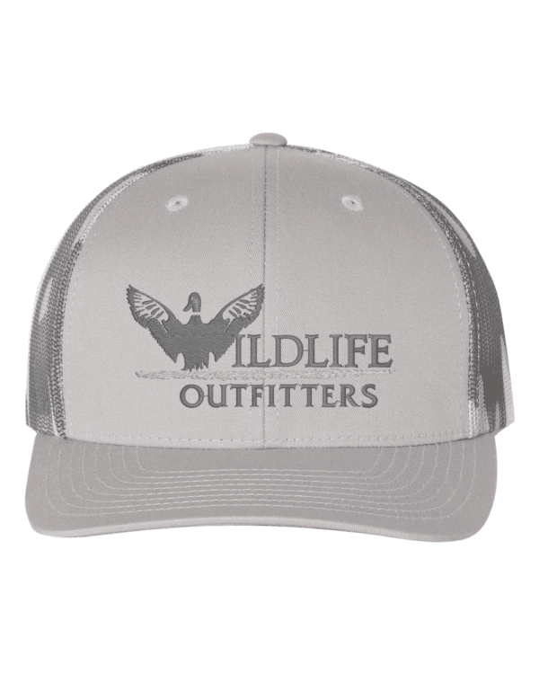 Full Panel Duck Grey And Grey Camo Color Hat