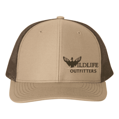 Left Panel Duck Khaki And Coffee Color Hat