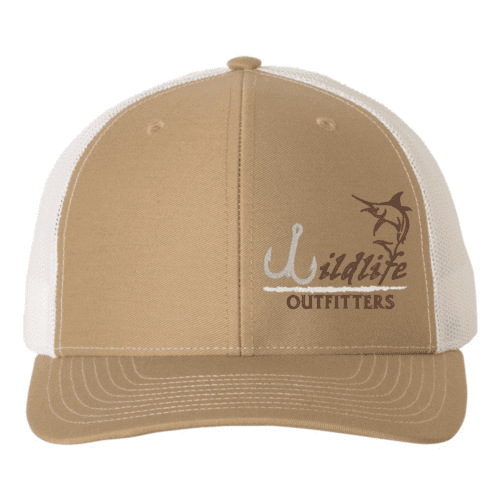 Full Panel Bow Brown And Khaki Color Hat