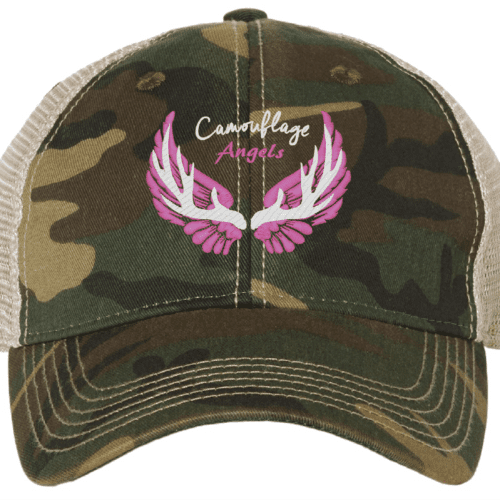 Camouflage Angels Army Camo Khaki Hat