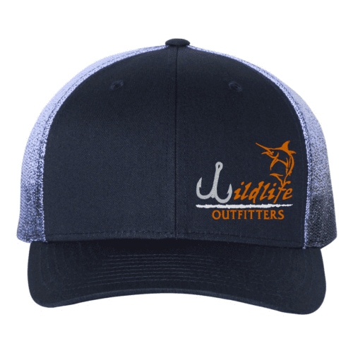 Left Panel Navy And White Fade Hat