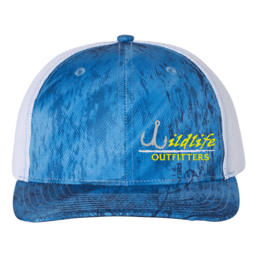 Fishing Realtree Fishing Light Blue and White Hat