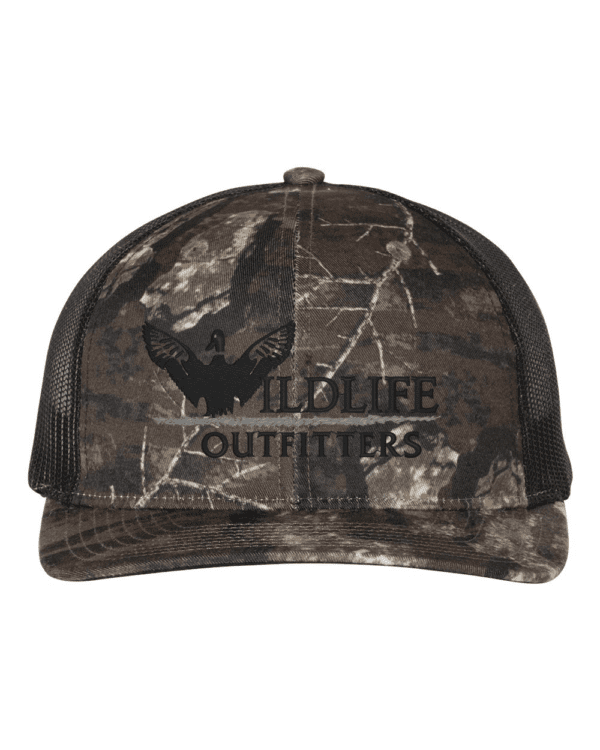 Full Panel Duck Realtree Timber And Black Color Duck Hat