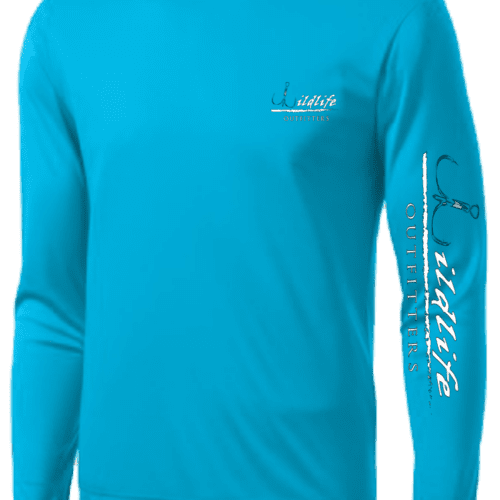 Atomic Blue Fishing Shirt With Long Sleeves
