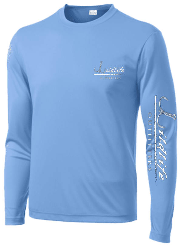 Wolf Fishing Shirt In Carolina Blue Color
