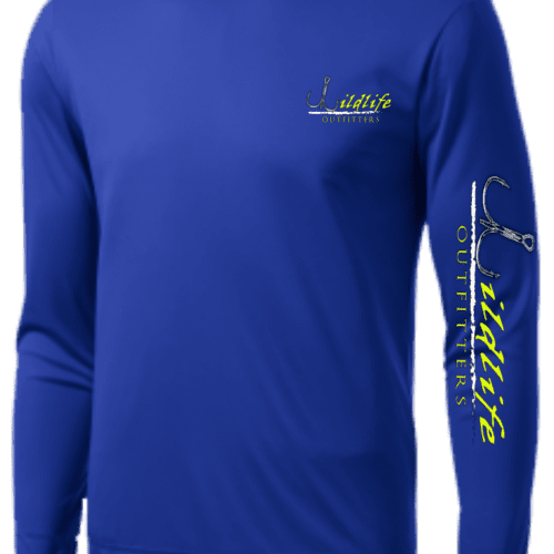 Fishing Shirt In Royal Blue Color